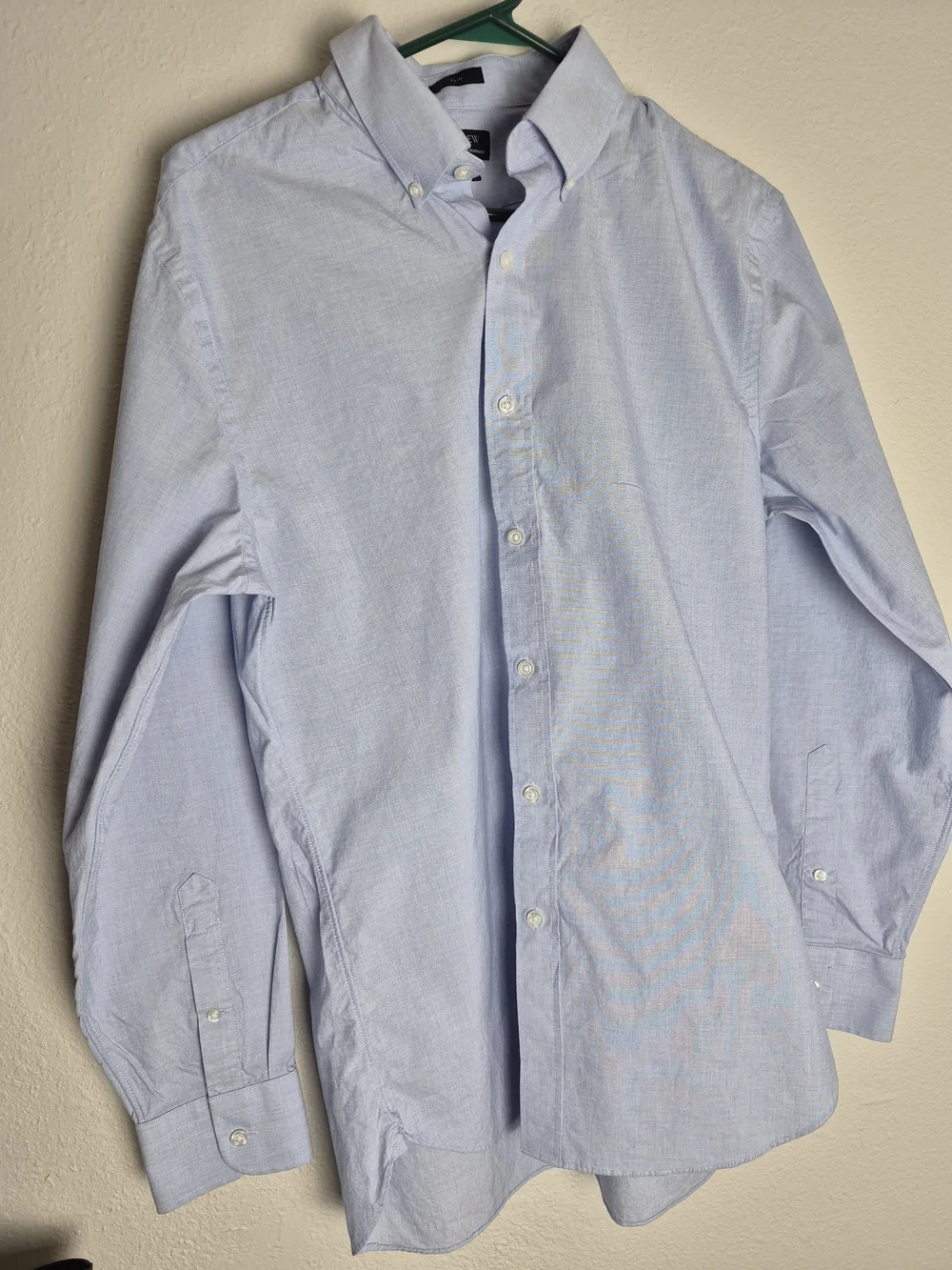 J. Crew Pale Blue Oxford Button-Down Shirt. Size 16/34